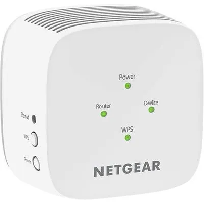 NETGEAR WiFi Repeater (EX6110), WiFi Verstärker AC1200, Leistungsstarker WiFi Repeater mit Einer Reichweite von bis zu 120m², WiFi Extender zur Beseitigung Toter Zonen