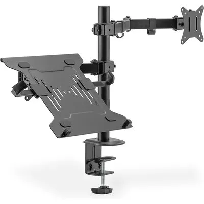 DIGITUS Universal Monitorhalter mit Notebookhalterung