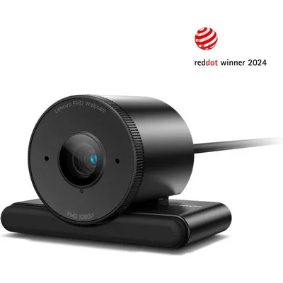 Lenovo FHD Webcam 1080p Full HD | Teams-zertifiziert | Autofokus | Dual-Mikrofone mit Noise Cancelling | Privacy Shutter | USB-A