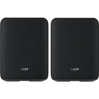 WiiM Sound LITE Twin Pack schwarz Smart Speaker Hi-Res Multiroom Lautsprecher-Set