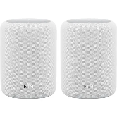 WiiM Sound LITE Twin Pack weiss Smart Speaker Hi-Res Multiroom Lautsprecher-Set