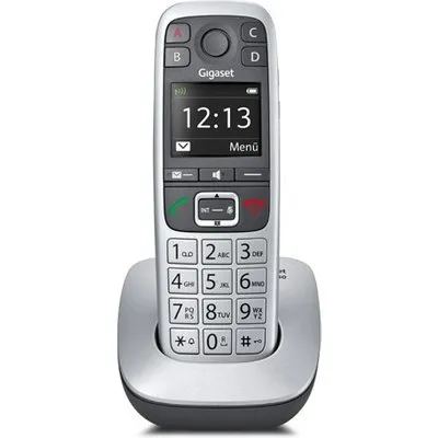 Gigaset E560 schnurloses Festnetztelefon (analog), platin