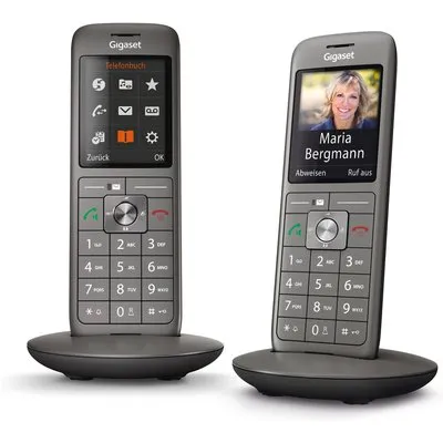 Gigaset CL660HX Duo 2x Universal Mobilteil DECT/-CAT-iq fähig schwarz/anthrazit