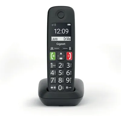 Gigaset E290 Großtastentelefon schwarz
