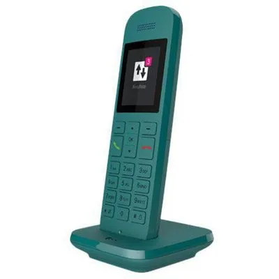 Telekom Speedphone 12 Festnetztelefon petrol
