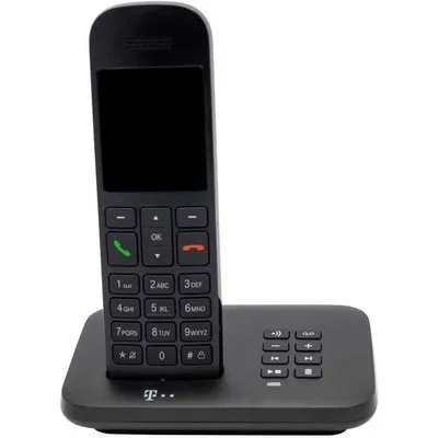Telekom Sinus A12 schnurloses Festnetztelefon schwarz