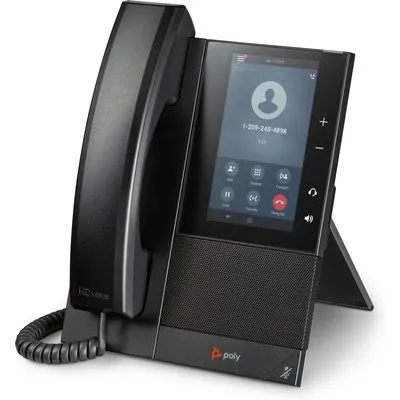 Poly CCX 505 Business-Medientelefon mit Open SIP, PoE-fähig