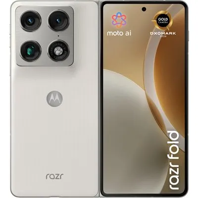 Motorola Razr Fold 5G 16/512 GB Android 16 Dual SIM Smartphone Lily White