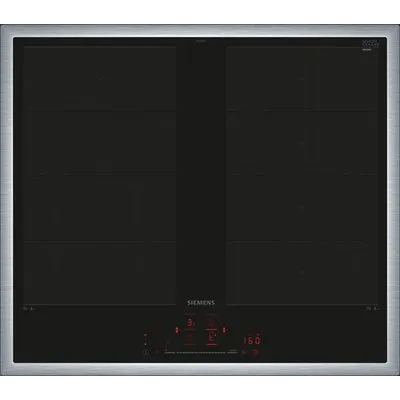 Siemens EX645HXC1E iQ700 Induktionskochfeld 60 cm Schwarz, Mit Rahmen aufliegend