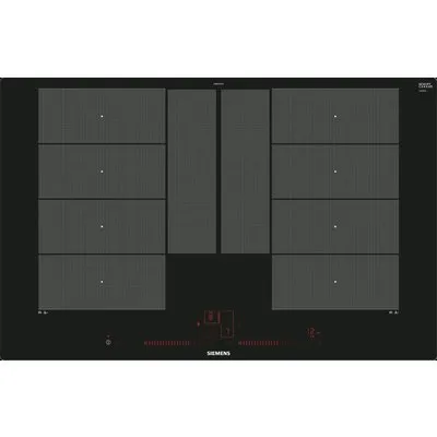 Siemens EX801LYC1E iQ700 Induktionskochfeld 80 cm Schwarz, flächenbündig (integriert)