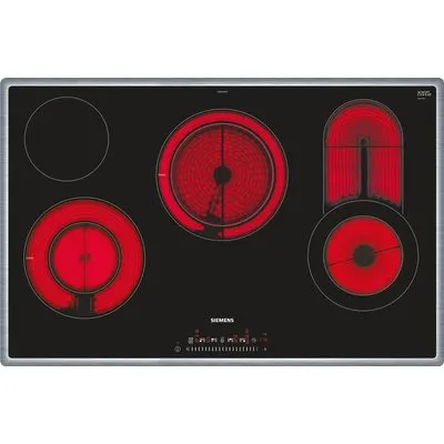 Siemens ET845FCP1D iQ300 Glaskeramik-Kochfeld, 80 cm, mit Rahmen aufliegend