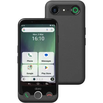 Doro Aurora A10 Smartphone 4GB/64GB Dual-SIM Doro Easy Interface Graphitgrau