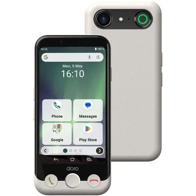 Doro Aurora A10 Smartphone 4GB/64GB Dual-SIM Doro Easy Interface Weiß