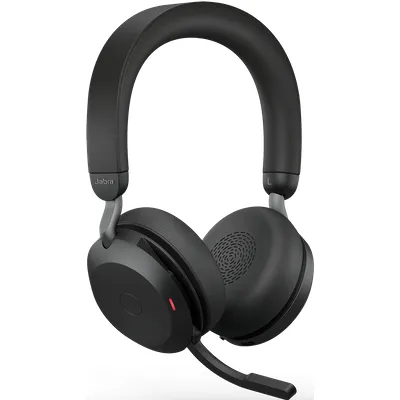 Jabra Evolve2 75 Schwarz - USB-C, MS-Teams inkl. Ladestation