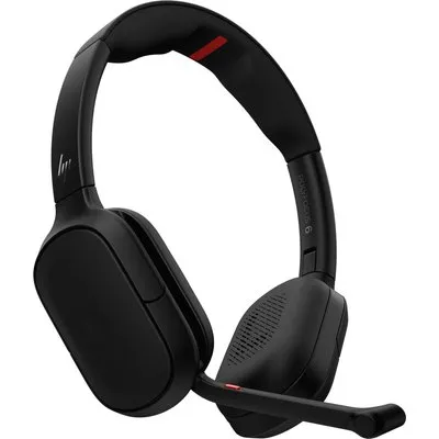 HP | Poly Focus 625 Fold Stereo-Headset Schwarz, faltbar, kabellos, Bluetooth, USB-C, ANC, Over-Ear-/ On-Ear-Kopfhörer (wechselbar)