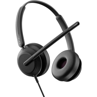 EPOS IMPACT 760T Stereo-Headset - MS-Teams-Version, USB-C/-A inkl. Inline-Controller, BrainAdapt™-Technologie, EPOS AI™, Ideal für Call Centers