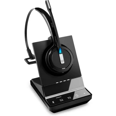 EPOS IMPACT SDW 5015 Mono-DECT-Headset - UC-Version, EPOS ActiveGard®-Technologie, Dual-Konnektivität, Noice Cancelling, Multi-Connect, inkl. Basisstation