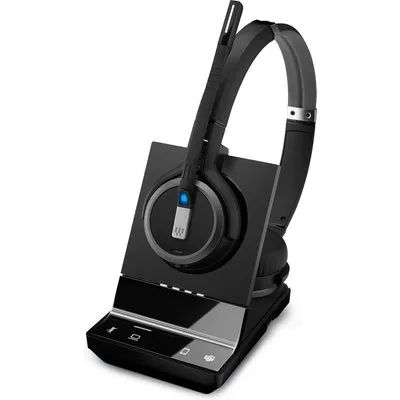 EPOS IMPACT SDW 5063T Stereo-DECT-Headset - MS-Teams-Version, EPOS ActiveGard®, Single-Konnektivität, Noice Cancelling, Multi-Connect, inkl. Basisstation