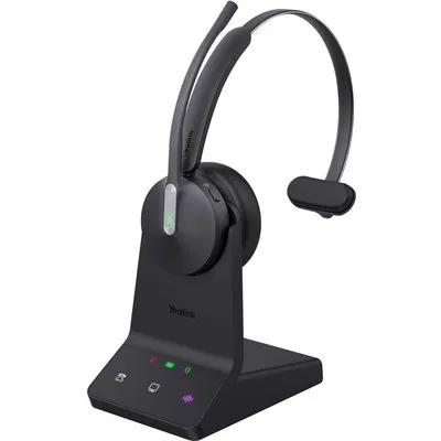 Yealink WH64 Mono DECT Wireless Headset Dual für UC optimiert On-Ear