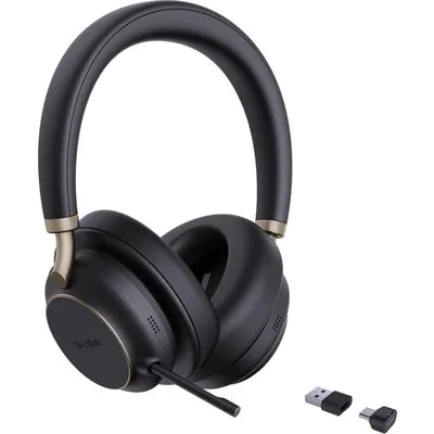 Yealink BH76 Plus Teams Bluetooth-Headset Schwarz, USB-C, 2.4 Ghz Empfänger, Microsoft Teams zertifiziert