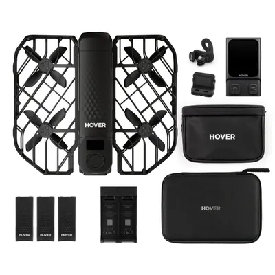 HOVERAir Kamera-Drohne X1 PROMAX Ultimatives Fahrrad-Set schwarz