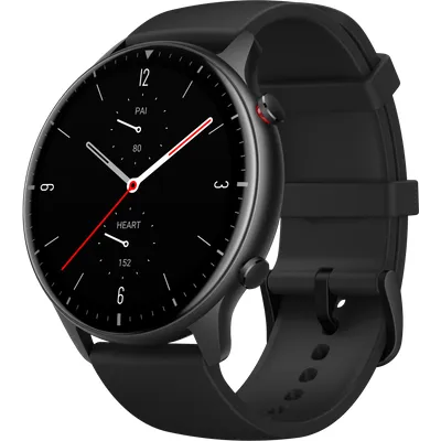 Amazfit GTR 2 Sport 47mm Smartwatch AMOLED GPS SpO2 Aluminium Black