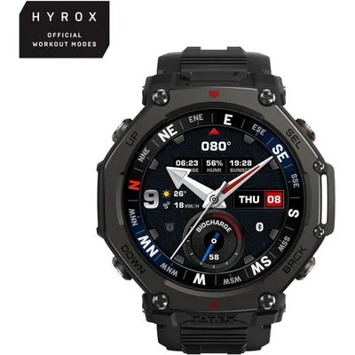 Amazfit T-Rex 3 Pro 48mm Outdoor Smartwatch GPS HYROX Tactical Black