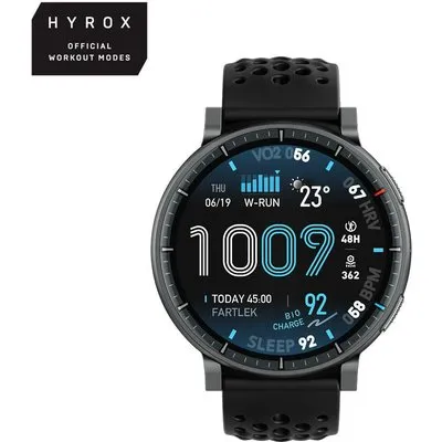 Amazfit Active Max 49mm Smartwatch GPS AMOLED Offline-Karten HYROX Black