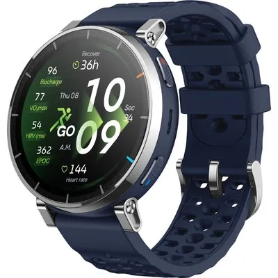 Amazfit Active 3 Premium 45mm Smartwatch GPS NFC HYROX Dark Blue