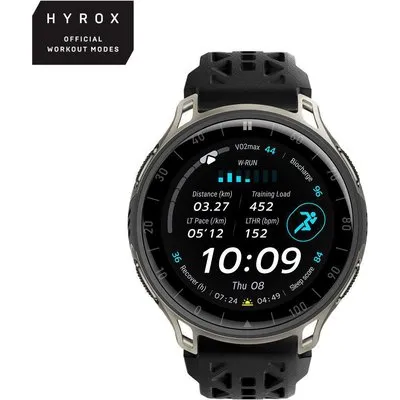 Amazfit Cheetah 2 Pro 48mm GPS Lauf-Smartwatch NFC HYROX Titanium