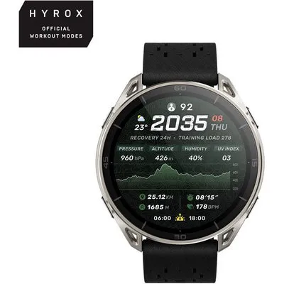 Amazfit Cheetah 2 Ultra 47mm GPS Trail-Smartwatch HYROX Titanium