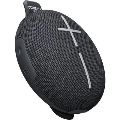 Ultimate Ears MINIROLL Schwarz, Mini Bluetooth Lautsprecher (A2DP), PartyUp Funktion, IP67- zertifizierte