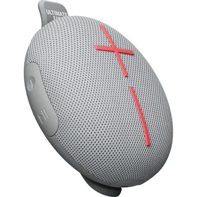 Ultimate Ears MINIROLL Grau, Mini Bluetooth Lautsprecher (A2DP), PartyUp Funktion, IP67- zertifizierte