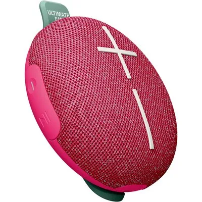 Ultimate Ears MINIROLL Pink, Mini Bluetooth Lautsprecher (A2DP), PartyUp Funktion, IP67- zertifizierte