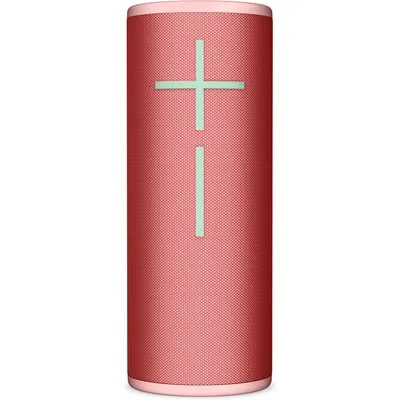 Ultimate Ears MEGABOOM 4 Erdbeere/Rot, Bluetooth Lautsprecher (A2DP), 360- Grad- Klang, PartyUp Funktion, IP67- zertifizierte
