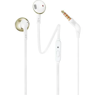 JBL T205 Champagner - In Ear-Kopfhörer mit Mikrofon