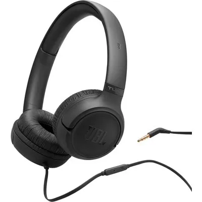 JBL TUNE 530 - kabelgebundener On-Ear-Kopfhörer Mikrofon schwarz