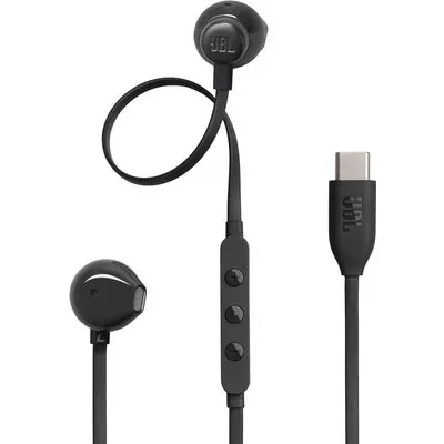 JBL Tune 305C,  In-Ear Wired USB-C Headphone High Resolution, schwarz