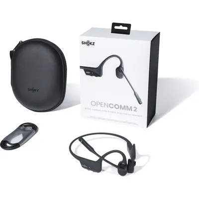 Shokz OpenComm2 2025 Knochenschall-Headset schwarz