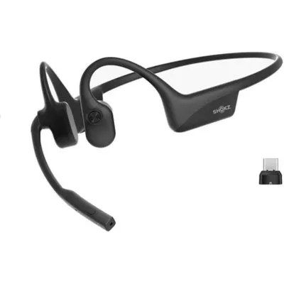 Shokz OpenComm2 2025 UC Knochenschall-Headset schwarz inkl. USB-C Dongle
