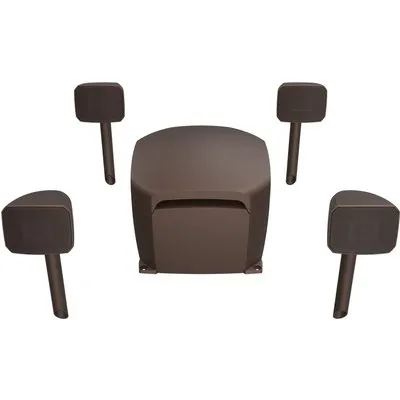 Klipsch Courtyard 4.1 Landscape Speaker System Set braun
