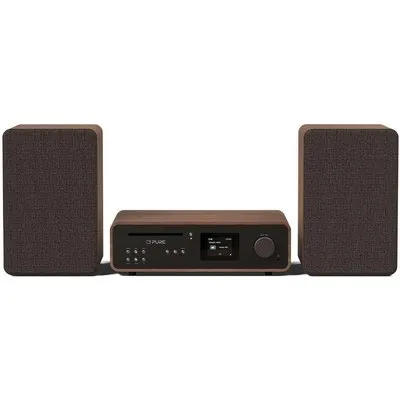 Pure Classic C-D6 Digitalradio Coffee Schwarz/Walnuss EU/UK