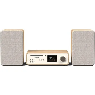 Pure Classic Stereo Cotton White/Oak EU/UK