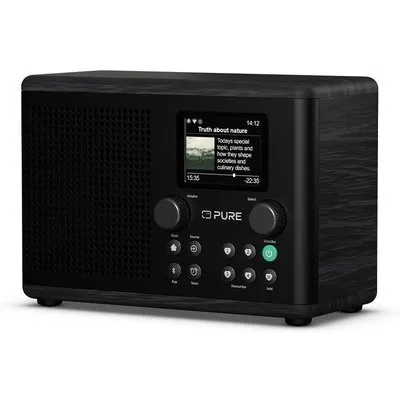 Pure Classic H4i Digitalradio Kaffee Schwarz/Esche