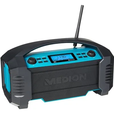 Medion MD 43320 DAB+ Baustellen-Radio blau / schwarz
