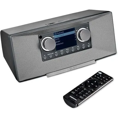 Medion MD 89289 Stereo Internetradio grau