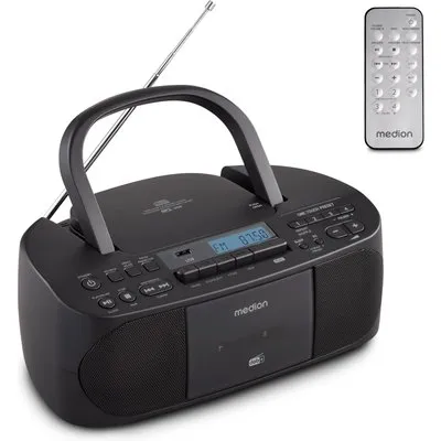 MEDION® LIFE® DRX-1 Plus Boombox schwarz