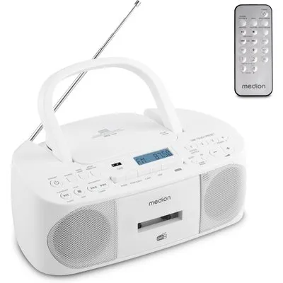 MEDION® LIFE® DRX-1 Plus Boombox weiß