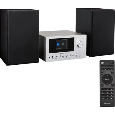 Medion LIFE P85003 Micro-Audio-System silber