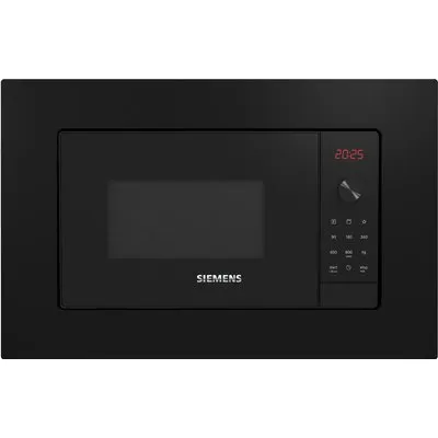 Siemens iQ300 BE623LMB3 Einbau-Mikrowelle Schwarz, Edelstahl